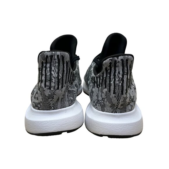 Adidas Mens Black Gray Knit Trainers Size 13.5 Lightweight Casual Shoe - Picture 3 of 10